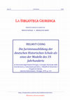 Research paper thumbnail of Helmut Coing, Die Juristenausbildung der deutschen Historischen Schule als eines der Modelle des 19. Jahrhundert (1975)