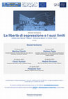 Research paper thumbnail of La libertà di espressione e i suoi limiti - modulo Jean Monnet "Respect -Rethinking Speech in Critical Times" (4 cfu