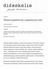 Research paper thumbnail of Moment populistyczny i populistyczny teatr