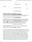 Research paper thumbnail of Giorgio Wenter Marini