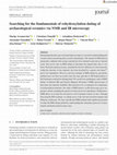 Research paper thumbnail of Searching for the fundamentals of rehydroxylation dating of archaeological ceramics via NMR and IR microscopy