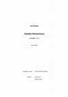 Research paper thumbnail of Carl Flesch: Estudos Elementares (Urstudien, 1911) - tradução em português