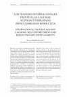 Research paper thumbnail of LOS TRATADOS INTERNACIONALES FRENTE A LAS LAGUNAS: AUTOEJECUTABILIDAD E INEXCUSABILIDAD RESOLUTIVA INTERNATIONAL TREATIES AGAINST LAGOONS: SELF-ENFORCEMENT AND RESOLUTIONARY INEXCUSABILITY