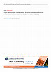 Research paper thumbnail of Digital technologies in wine sector: Russian legislator preferences