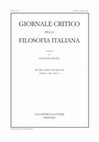 Research paper thumbnail of Recensione di M. Zambon, "Nessun dio è mai sceso quaggiù". La polemica anticristiana dei filosofi antichi, Carocci, Roma 2019, «Giornale critico della filosofia italiana» C (CII) 1 (2021), pp. 167-169