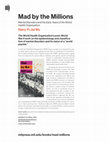 Research paper thumbnail of Mad by the Millions: Mental Disorders and the Early Years of the World Health Organization