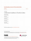 Research paper thumbnail of Collaboration Guidelines to Transform Culture