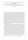 Research paper thumbnail of The Ottoman Empire: The Mandates That Never Was (AHR Reflections)