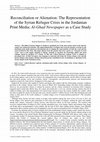 Research paper thumbnail of Reconciliation or Alienation: The Representation of the Syrian Refugee Crisis in the Jordanian Print Media: Al-Ghad Newspaper as a Case Study