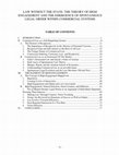 Research paper thumbnail of Law without the State: The Theory of High Engagement and the Emergence of Spontaneous Legal Order within Commercial Systems