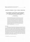 Research paper thumbnail of Adsorption isotherms of pear at several temperatures