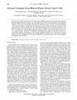 Research paper thumbnail of Calcium Transport from Mineral Waters Across Caco-2 Cells