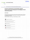 Research paper thumbnail of Counter-Revolutionary Masculinities: Gender, Social Control and Revising the Chronologies of Irish Nationalist Politics. Irish Studies Review, Vol. 29, No. 2 (May, 2021)