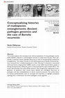 Research paper thumbnail of Conceptualizing histories of multispecies entanglements: Ancient pathogen genomics and the case of Borrelia recurrentis