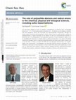 Research paper thumbnail of The role of polysulfide dianions and radical anions in the chemical, physical and biological sciences, including sulfur-based batteries