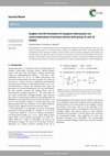 Research paper thumbnail of Insights into the formation of inorganic heterocycles via cyclocondensation of primary amines with group 15 and 16 halides