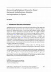 Research paper thumbnail of Governing Religious Diversity Amid National Redefinition: Muslim Incorporation in Spain