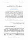 Research paper thumbnail of «La felicità sulle spalle». Modi positivi di esperire la propria soggettività