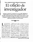 Research paper thumbnail of Voces y perspectivas desde las ciencias de la comunicación. El oficio de investigador: La investigación, anárquicamente rutinaria