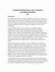 Research paper thumbnail of EL SENTIDO DE LA EXISTENCIA