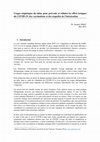 Research paper thumbnail of Usages empiriques du tabac pour prévenir et réduire les effets toxiques du COVID-19, des vaccinations et des séquelles de l'intoxication