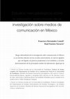 Research paper thumbnail of Estudios mercadológicos sobre la televisión, precursores de la investigación sobre medios de comunicación en México