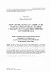 Research paper thumbnail of Dalila Forni, Nuove famiglie nella letteratura per l’infanzia in lingua inglese e italiana: un’analisi dell’editoria contemporanea