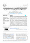 Research paper thumbnail of Liveability Dimensions in New Town Developments: An Overview of Senri New Town and Purbachal New Town