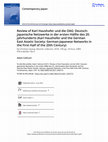 Research paper thumbnail of Adam Cathcart: Review of Karl Haushofer und die OAG: Deutsch-japanische Netzwerke in der ersten Hälfte des 20. Jahrhunderts (Karl Haushofer and the German East Asiatic Society: German-Japanese Networks in the First Half of the 20th Century)