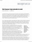 Research paper thumbnail of Obituario: Robert Spaemann: Testigo insobornable de la verdad (Aceprensa, 11 de diciembre de 2018)