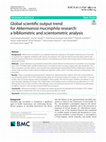 Research paper thumbnail of Global scientific output trend for Akkermansia muciniphila research: a bibliometric and scientometric analysis