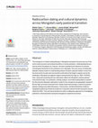 Research paper thumbnail of Radiocarbon dating and cultural dynamics across Mongolia’s early pastoral transition