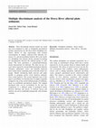 Research paper thumbnail of Multiple discriminant analysis of the Drava River alluvial plain sediments