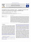 Research paper thumbnail of Loess/palaeosol section in Šarengrad, Croatia – A qualitative discussion on the correlation of the geochemical and magnetic susceptibility data