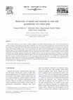 Research paper thumbnail of Behaviour of metals and nutrients in soils and groundwater of a karst polje