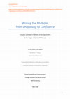 Research paper thumbnail of Writing the Multiple: from Chapalang to Confluence