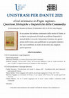 Research paper thumbnail of "Là ’ve ’l cervel s’aggiugne con la nuca”: lessico medico e anatomico nella Commedia. «Così m’armava io d’ogne ragione». Questioni filologiche e linguistiche della Commedia - UNISTRASI PER DANTE 2021.