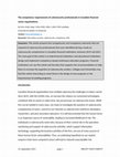 Research paper thumbnail of The competency requirements of cybersecurity professionals in Canadian financial sector organizations