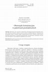 Research paper thumbnail of Obowiązki konstytucyjne w państwach postradzieckich