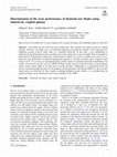 Research paper thumbnail of Determination of the wear performance of diamond saw blades using inductively coupled plasma