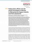 Research paper thumbnail of Radiocarbon offsets and old world chronology as relevant to Mesopotamia, Egypt, Anatolia and Thera (Santorini)