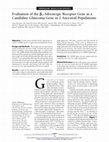 Research paper thumbnail of Evaluation of the β2-Adrenergic Receptor Gene as a Candidate Glaucoma Gene in 2 Ancestral Populations