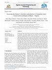 Research paper thumbnail of Assessing the farmers' awareness and practices of irrigation water conservation techniques in Kano -Nigeria