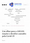 Research paper thumbnail of Um olhar para a ASEAN: reações e desafios causados pela Covid-19