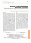 Research paper thumbnail of Evaluation of Hyperandrogenemia in Women with Prolactinoma