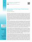 Research paper thumbnail of The clinical effects of fine-tuning: Thyroid hormone replacement