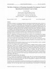 Research paper thumbnail of The Role of the Judiciary in Promoting Sustainable Development: A Comparative Analysis of the Judicial Activism in Sri Lanka, India and Pakistan