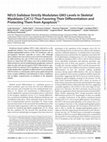 Research paper thumbnail of NEU3 Sialidase Strictly Modulates GM3 Levels in Skeletal Myoblasts C2C12 Thus Favoring Their Differentiation and Protecting Them from Apoptosis