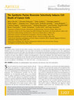 Research paper thumbnail of The synthetic purine reversine selectively induces cell death of cancer cells