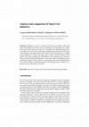 Research paper thumbnail of Analysis and comparison of Smart City initiatives